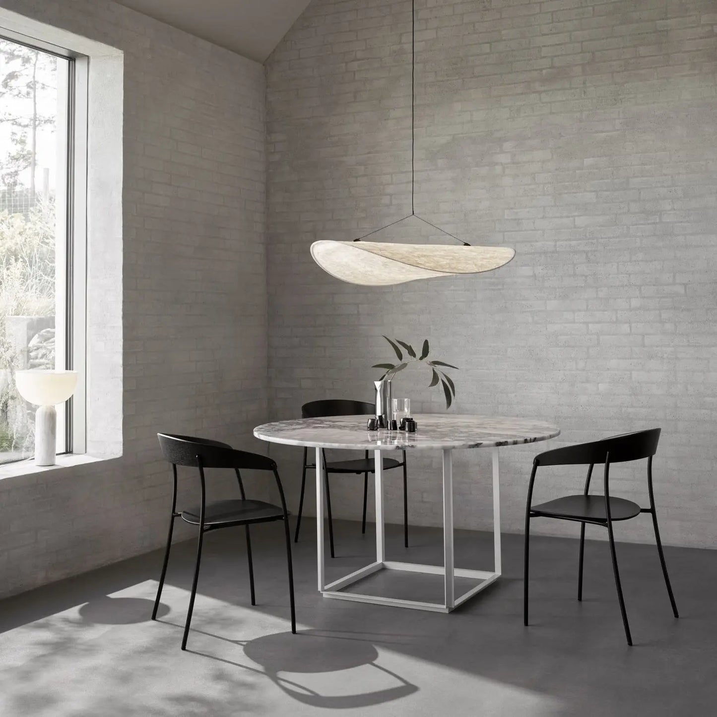 Aether Twist Fabric Pendant Light