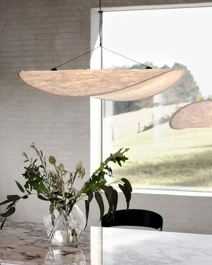 Aether Twist Fabric Pendant Light