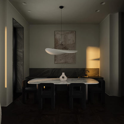 Aether Twist Fabric Pendant Light