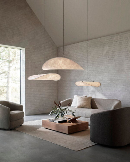 Aether Twist Fabric Pendant Light
