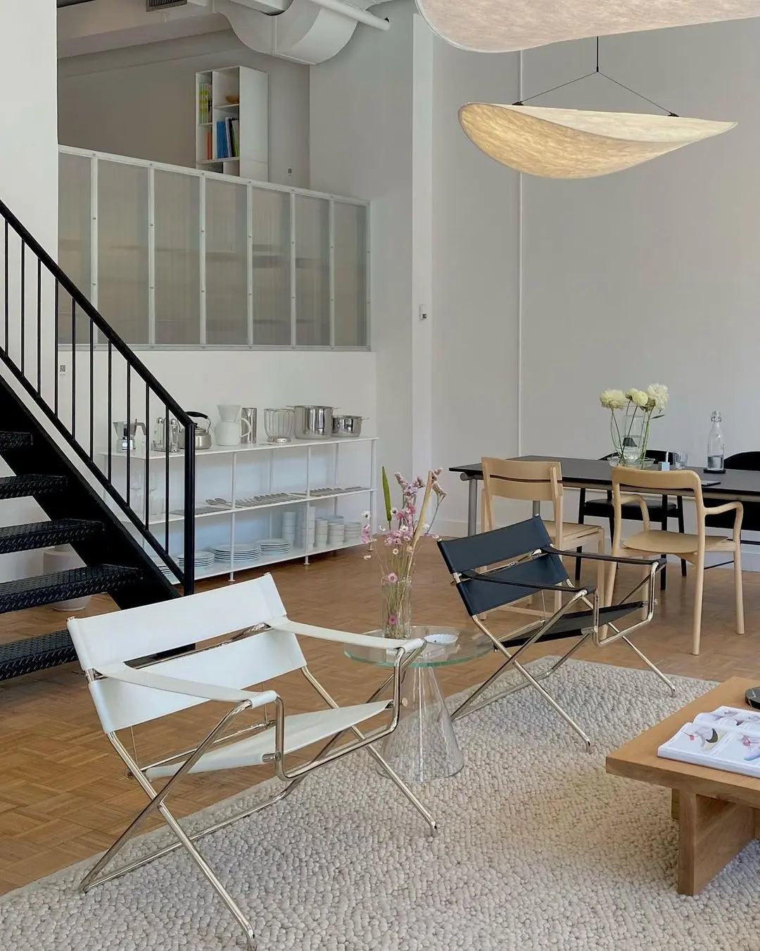 Aether Twist Fabric Pendant Light