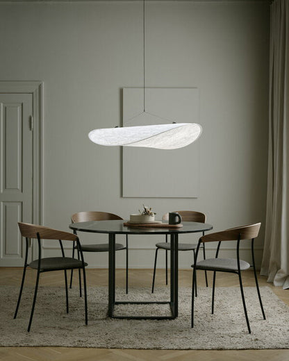 Aether Twist Fabric Pendant Light