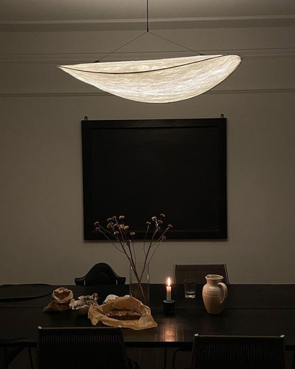 Aether Twist Fabric Pendant Light