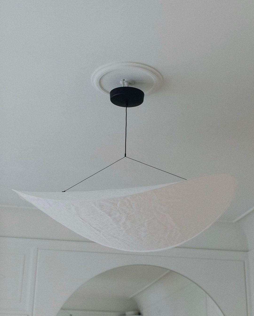 Aether Twist Fabric Pendant Light