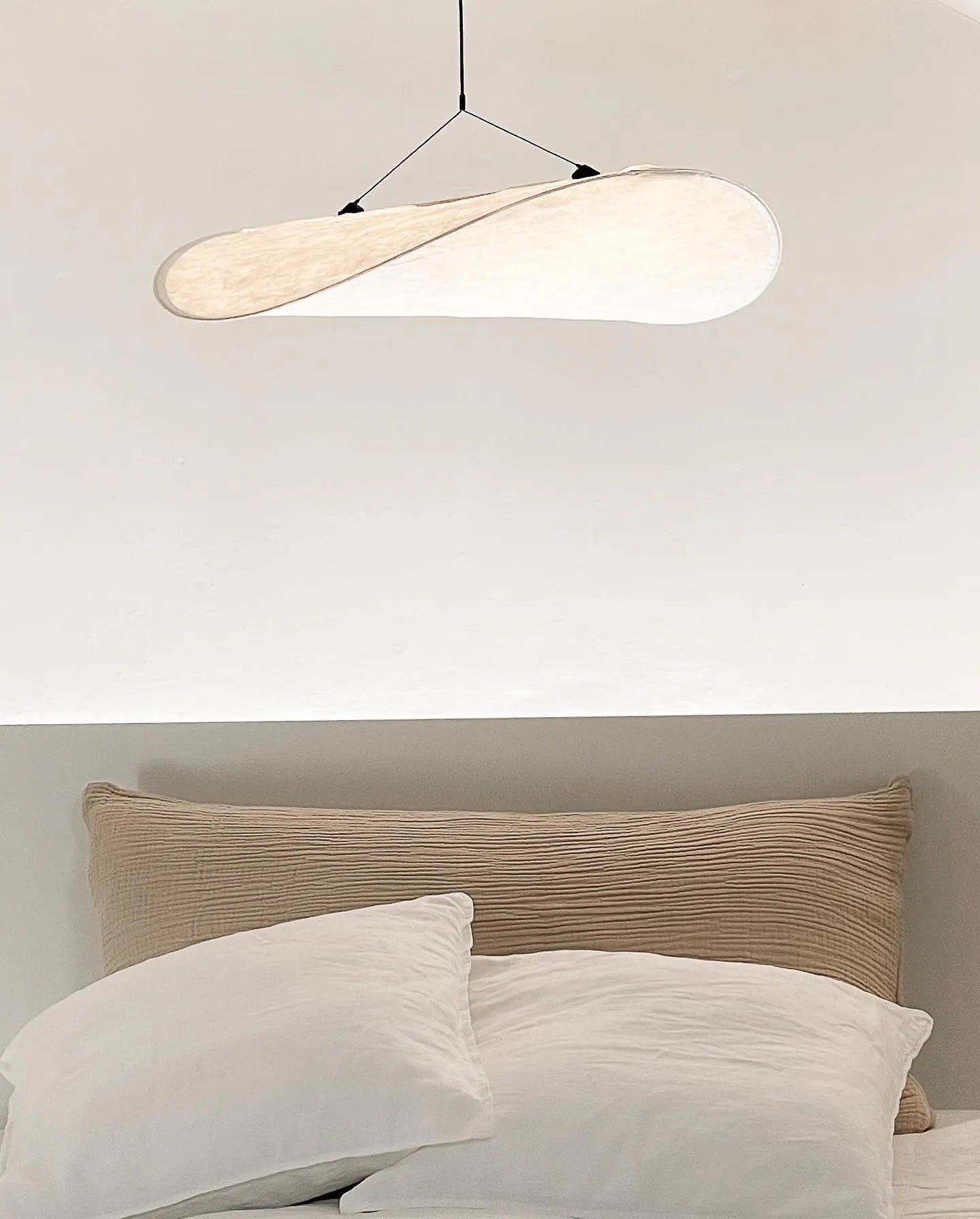 Aether Twist Fabric Pendant Light