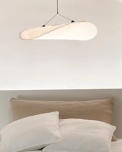 Aether Twist Fabric Pendant Light