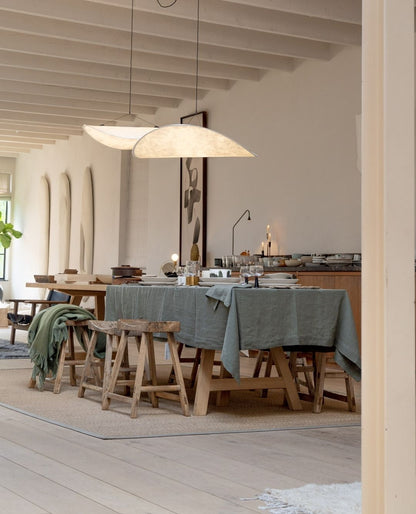Aether Twist Fabric Pendant Light