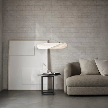 Aether Twist Fabric Pendant Light
