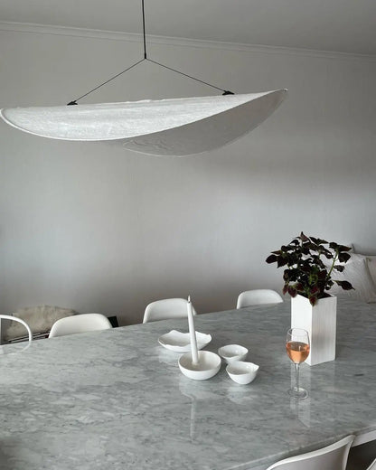 Aether Twist Fabric Pendant Light