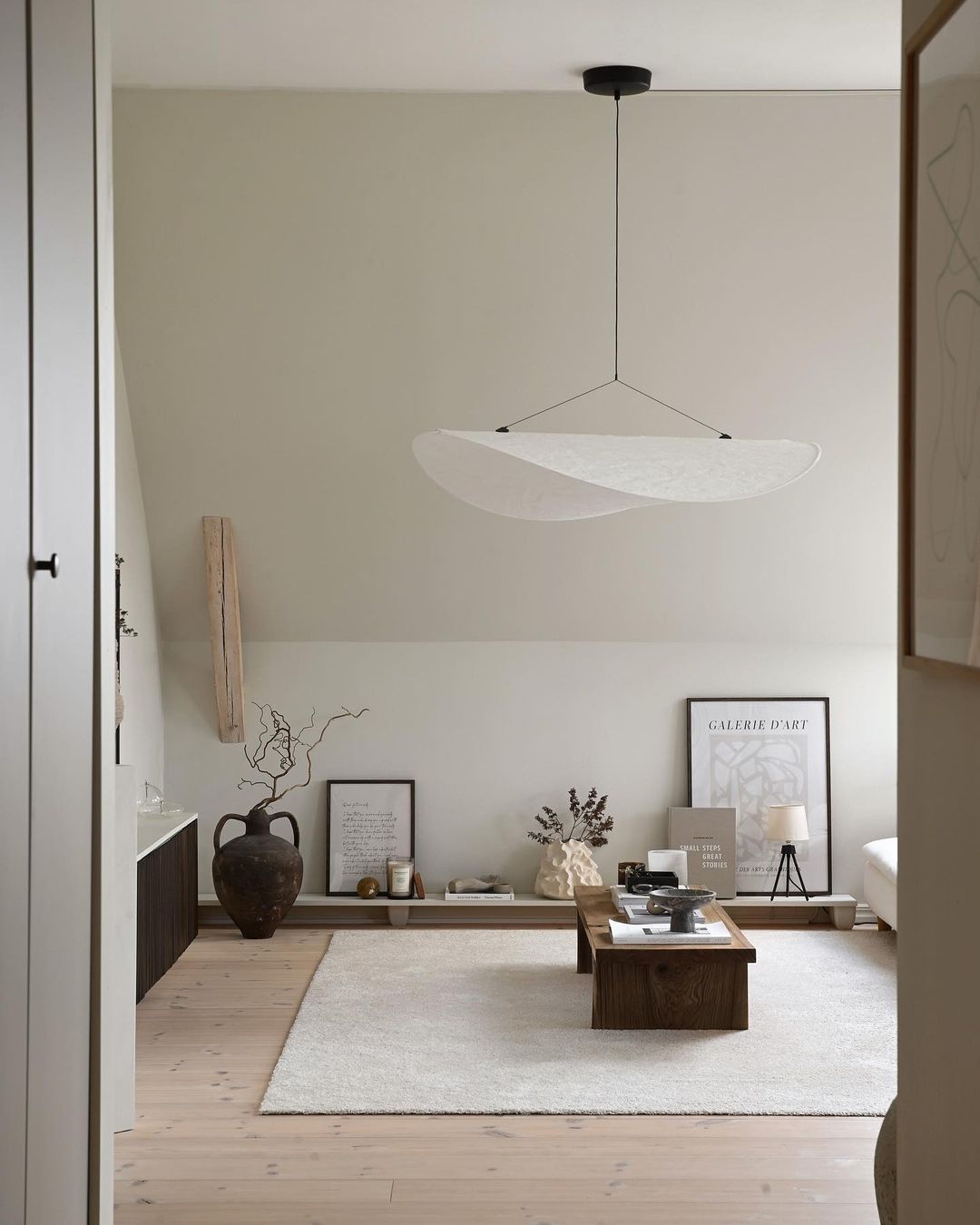 Aether Twist Fabric Pendant Light