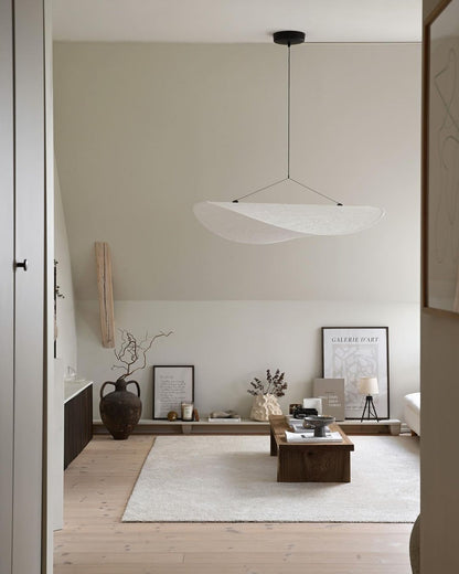Aether Twist Fabric Pendant Light