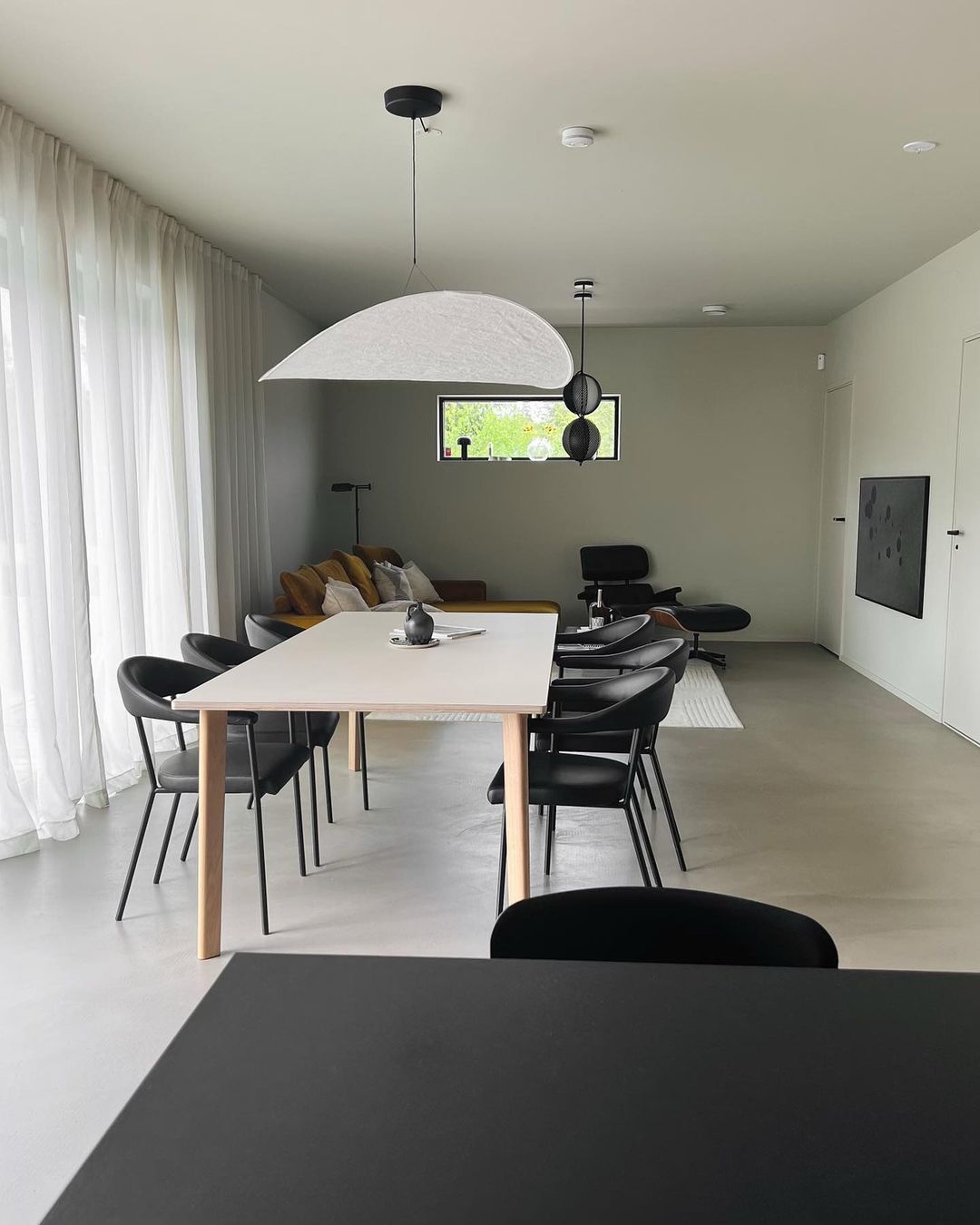 Aether Twist Fabric Pendant Light
