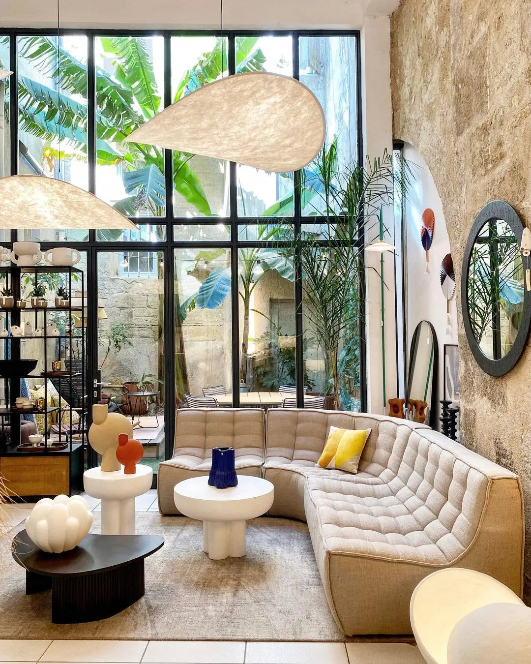 Aether Twist Fabric Pendant Light