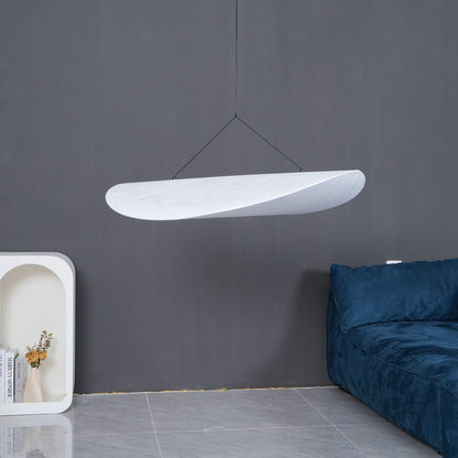 Aether Twist Fabric Pendant Light