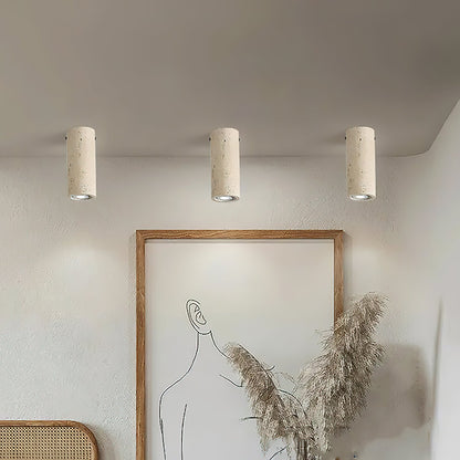 Toscot Travertine Ceiling Lamp