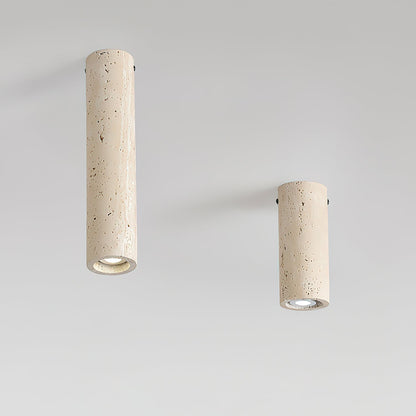 Toscot Travertine Ceiling Lamp