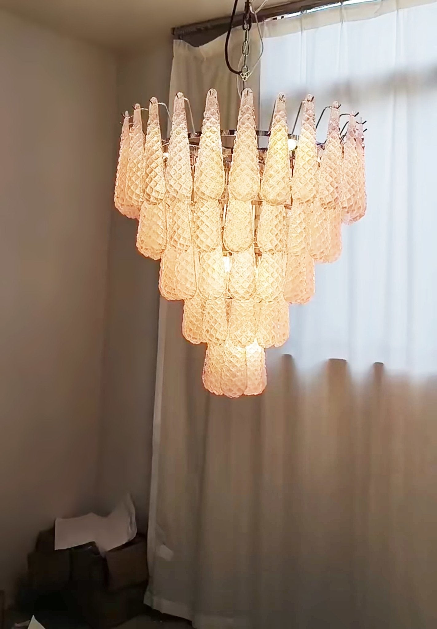 Palazzo Crystal Tiered Chandelier