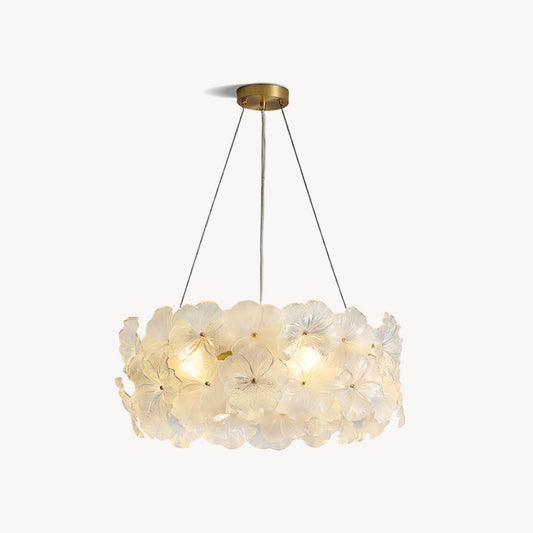 Valery Floral Glass Chandelier