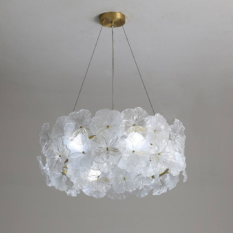 Valery Floral Glass Chandelier