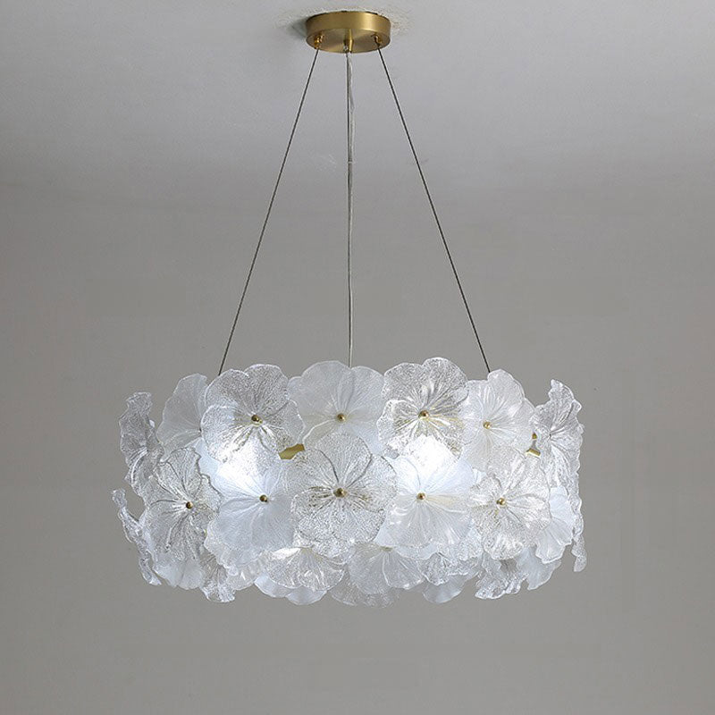 Valery Floral Glass Chandelier