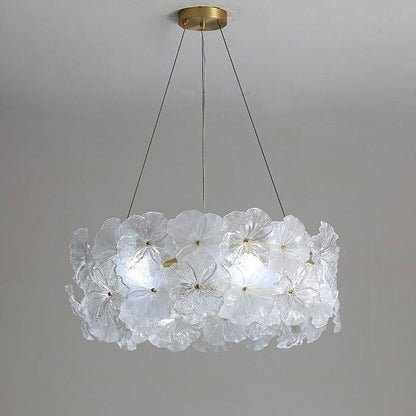 Valery Floral Glass Chandelier