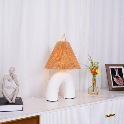 Ceramic Twine Bedroom Table Lamp