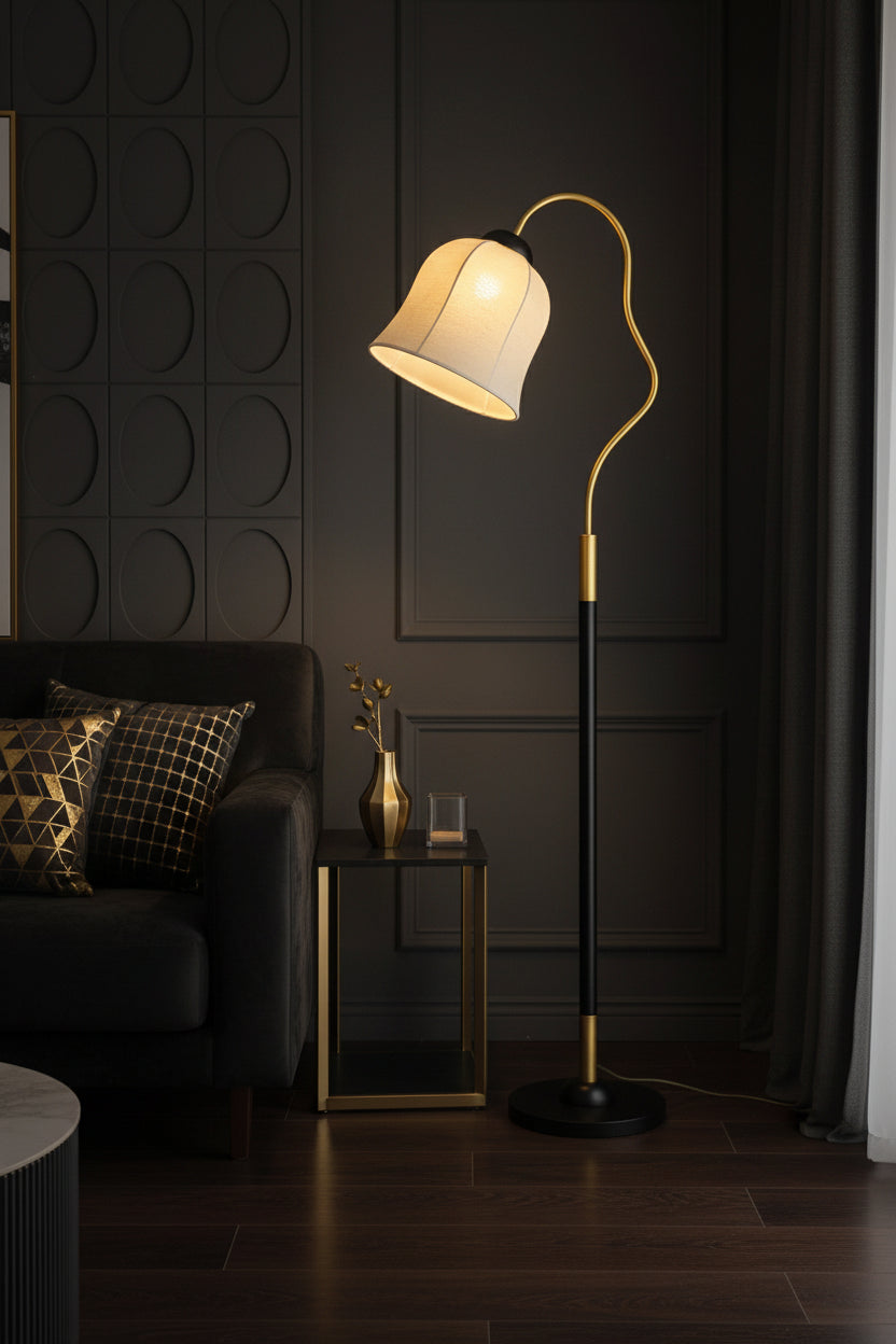Luxury Elegant Curve Floor Lamp,