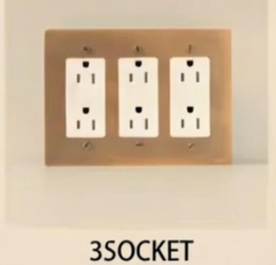 Brass Light Switch 3 Gang