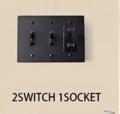 Brass Light Switch 3 Gang