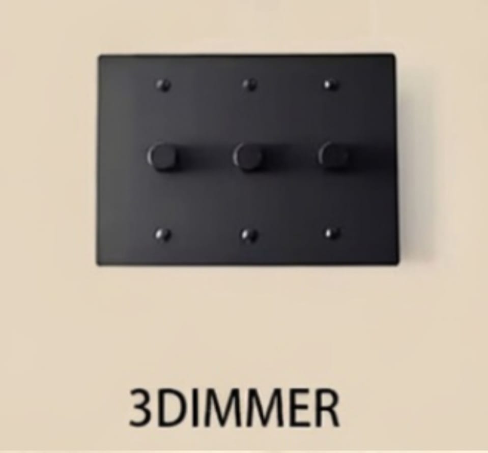Brass Light Switch 3 Gang