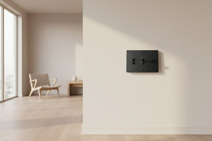 Brass Light Switch 3 Gang
