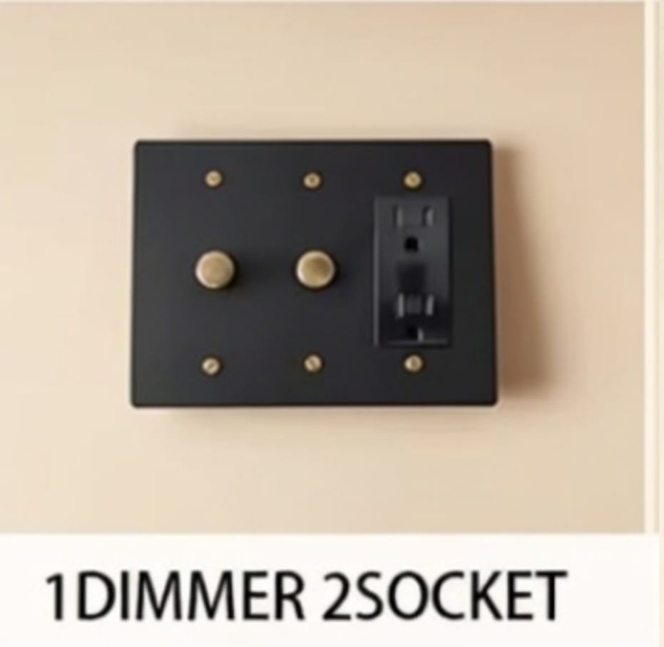 Brass Light Switch 3 Gang