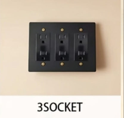 Brass Light Switch 3 Gang