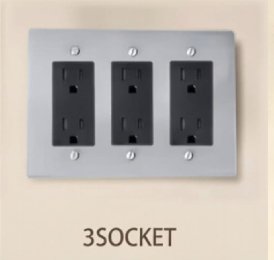 Brass Light Switch 3 Gang