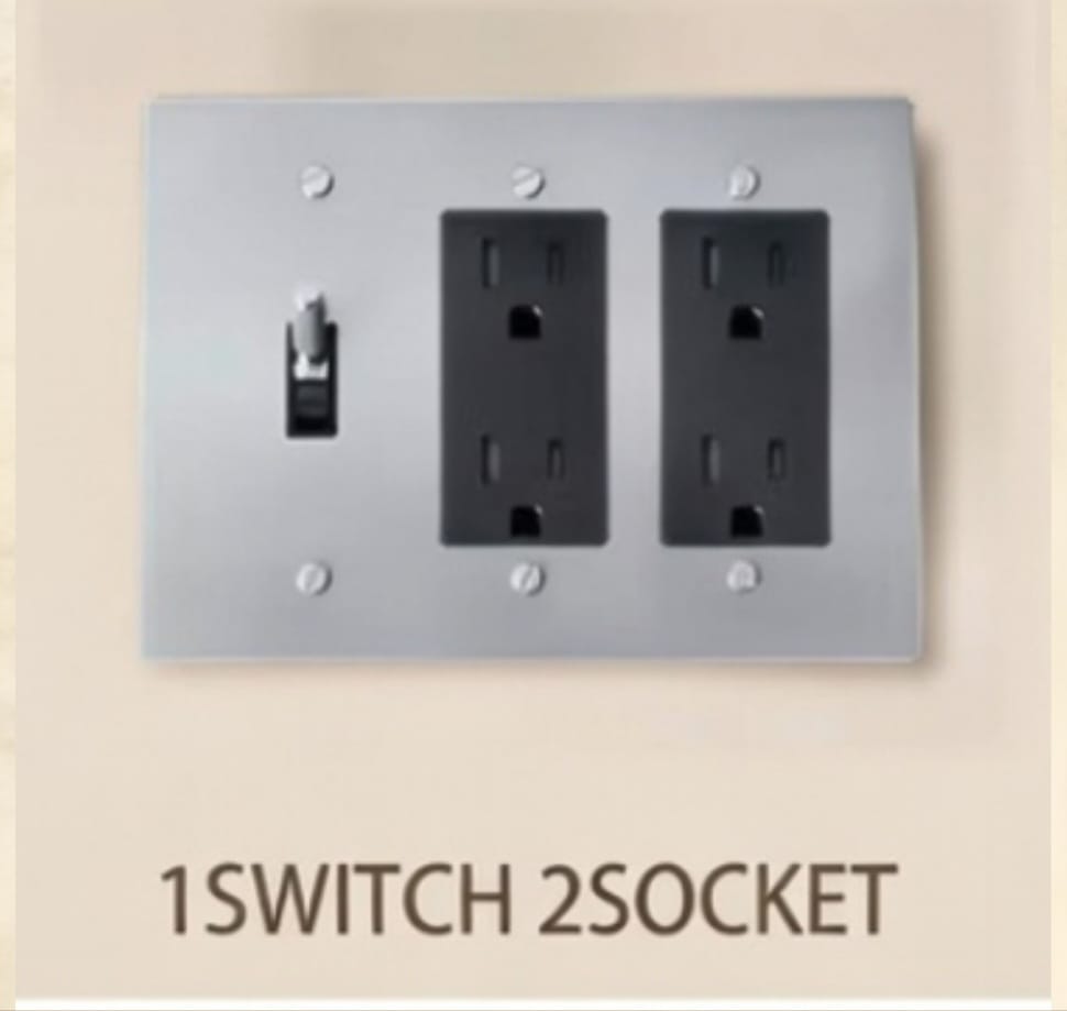 Brass Light Switch 3 Gang