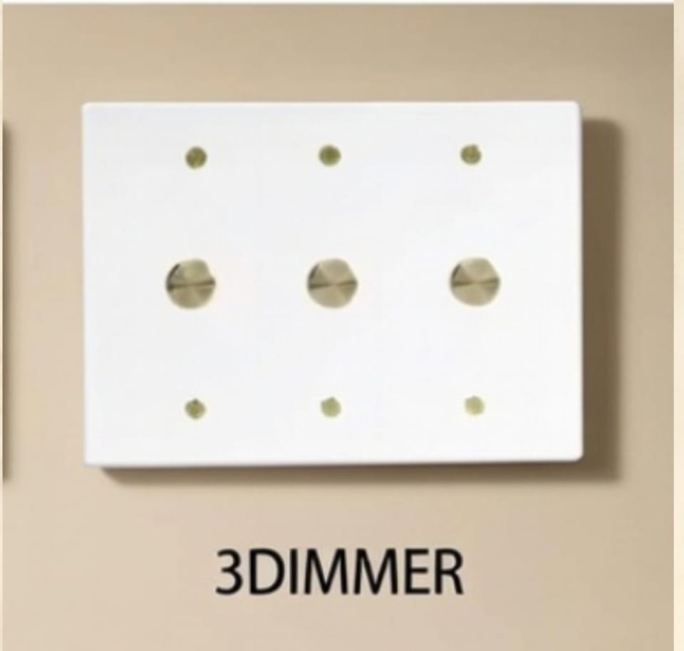 Brass Light Switch 3 Gang