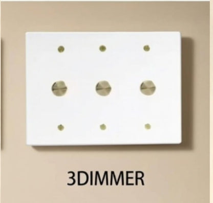 Brass Light Switch 3 Gang