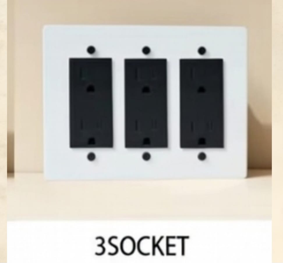 Brass Light Switch 3 Gang