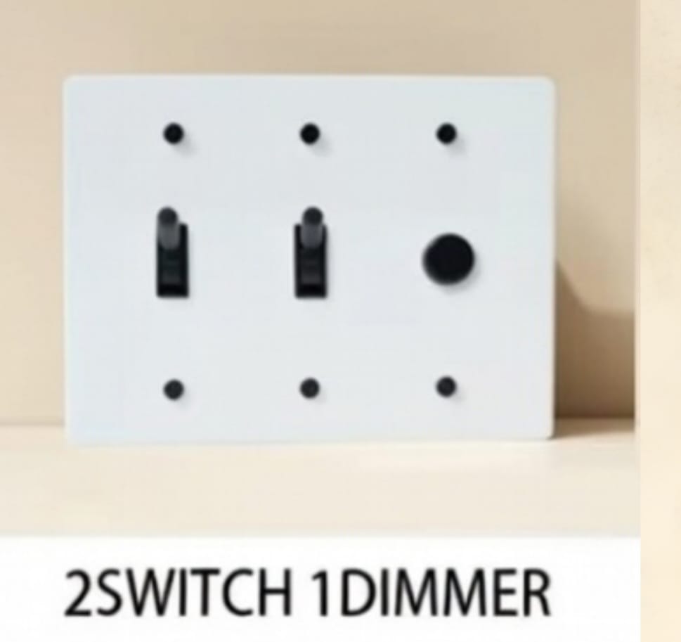 Brass Light Switch 3 Gang