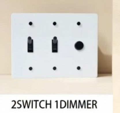 Brass Light Switch 3 Gang