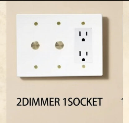 Brass Light Switch 3 Gang