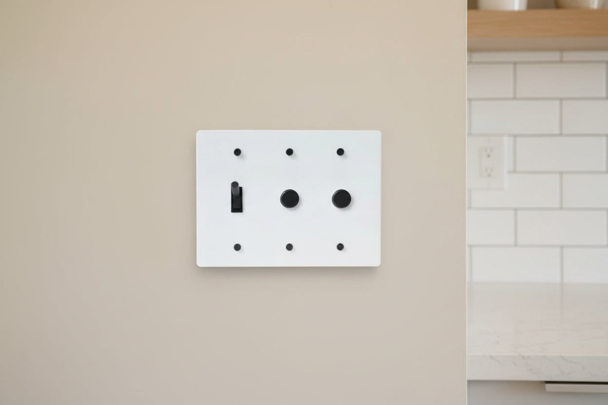Brass Light Switch 3 Gang