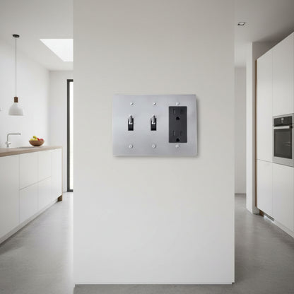 Brass Light Switch 3 Gang