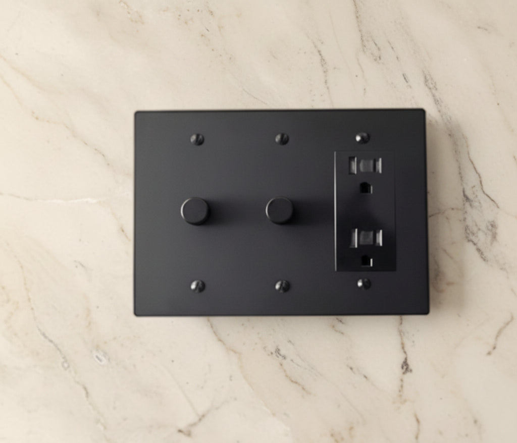 Brass Light Switch 3 Gang