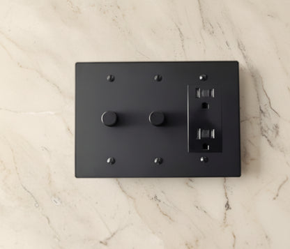 Brass Light Switch 3 Gang