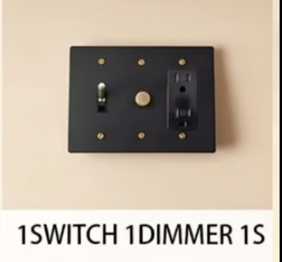 Brass Light Switch 3 Gang