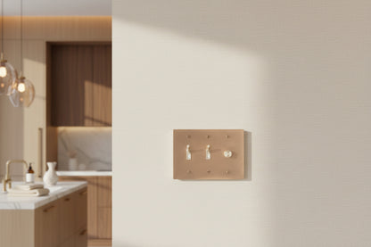 Brass Light Switch 3 Gang