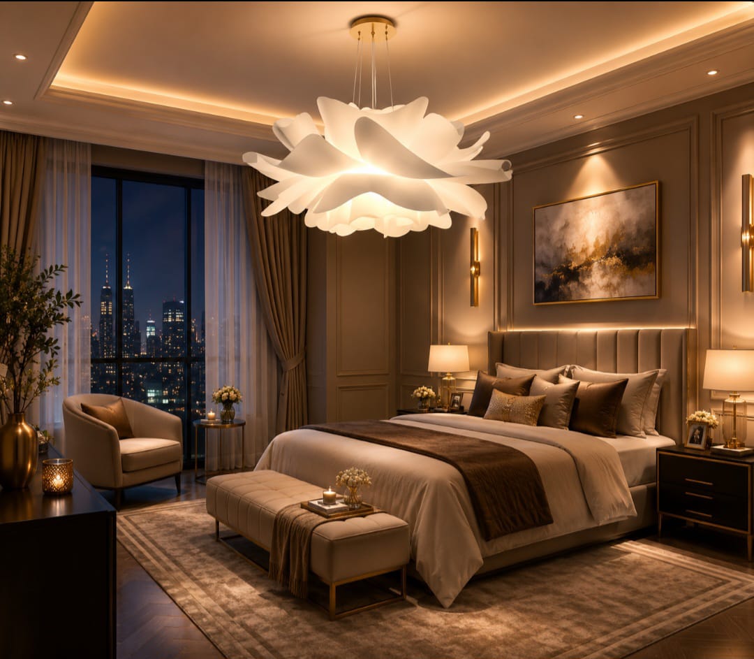 Lotus Cloud Pendant Light