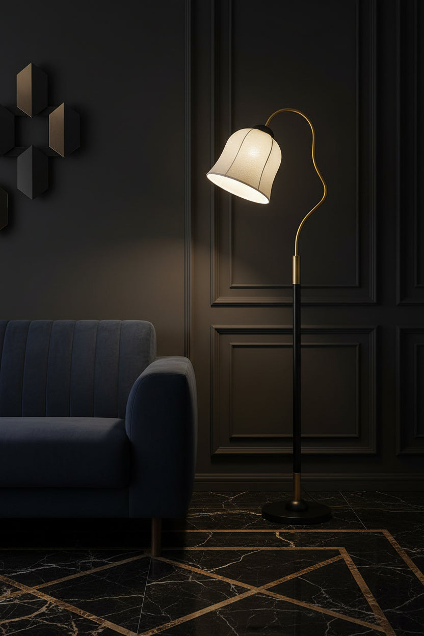 Luxury Elegant Curve Floor Lamp,