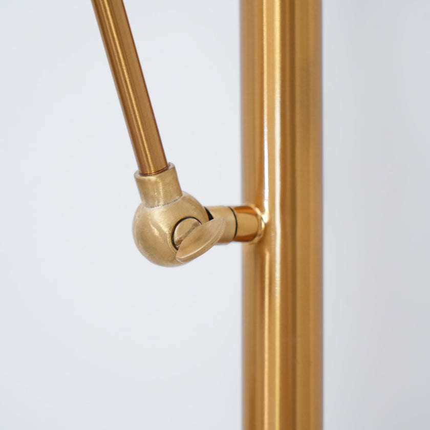 MARMORA Gold Marble Floor Lamp